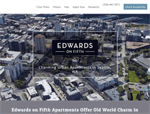 Tablet Screenshot of edwardsonfifth.com